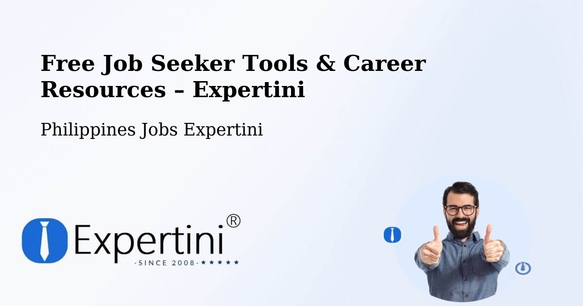 Free Job Seeker Tools & Career Resources – Antipolo - Antipolo, Philippines Jobs Expertini